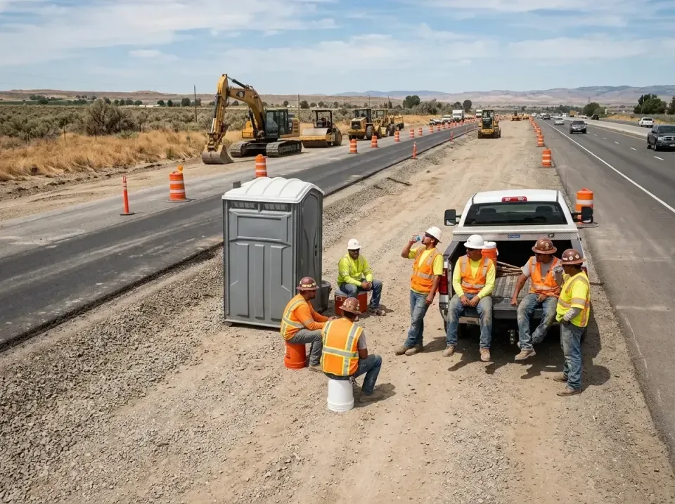 highway-road-construction-crew-007 — frequently asked questions, Porta Potty and Restroom Rentals in Hominy, OK